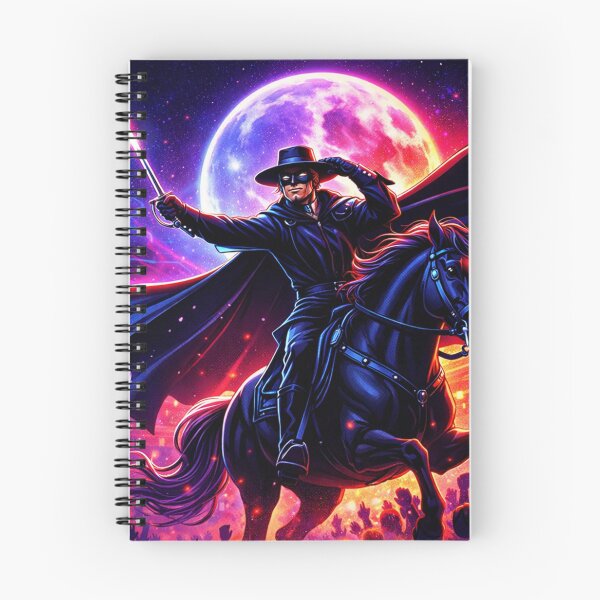 Item preview, Neon Zorro Rising Under Moonlight Western Legend Reimagined designed and sold by SHOCAMPOS DESIGNS .