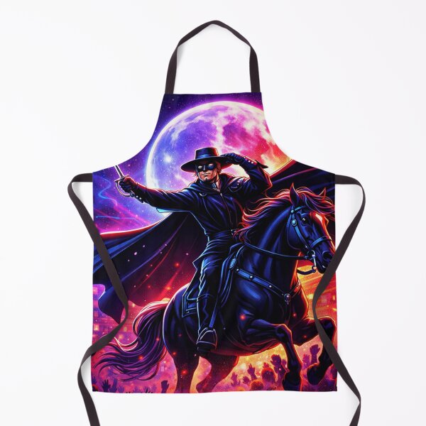 Item preview, Neon Zorro Rising Under Moonlight Western Legend Reimagined designed and sold by SHOCAMPOS DESIGNS .