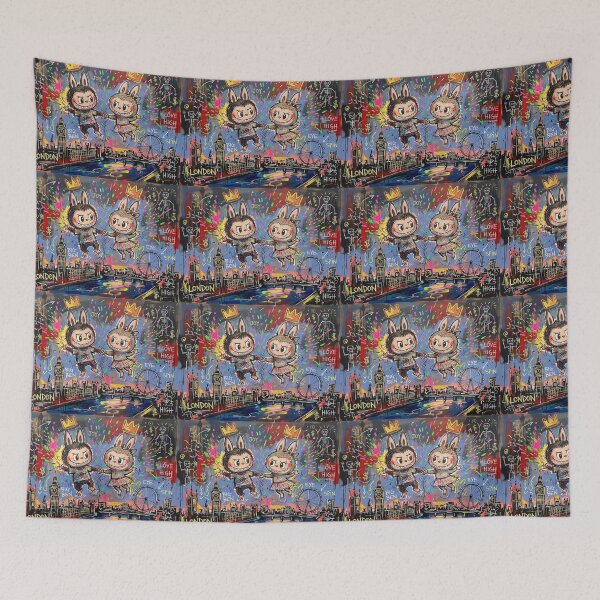 Item preview, Labubu lovers in flight. designed and sold by Natalia-Vlad.