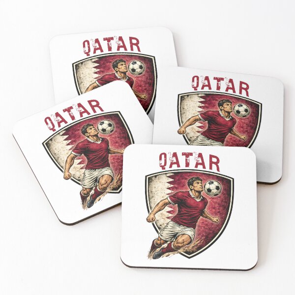 Item preview, Qatar - 2026 Futbol Retro Style designed and sold by Tee Nook.