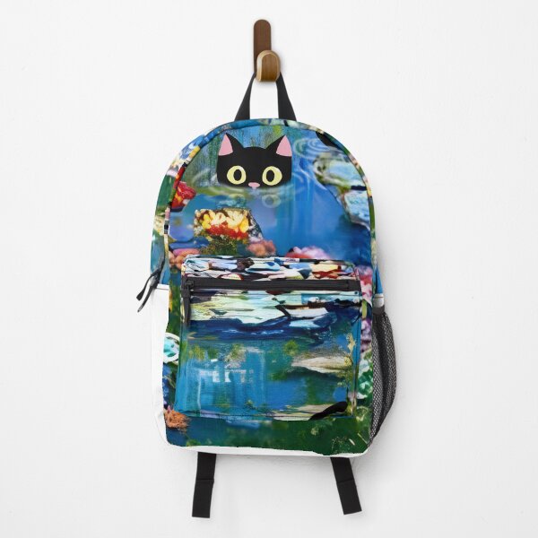 Item preview, Cat Print Monet Waterlily designed and sold by PurrfectHome.