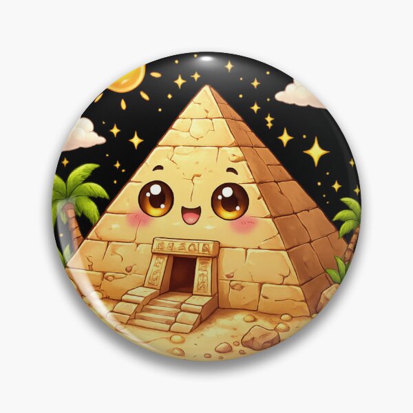 Item preview, Egypt Pyramid Kawaii designed and sold by redsharkuk.