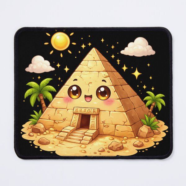 Item preview, Egypt Pyramid Kawaii designed and sold by redsharkuk.