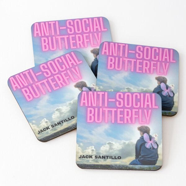 Item preview, Anti-social Butterfly designed and sold by leighlafosse.