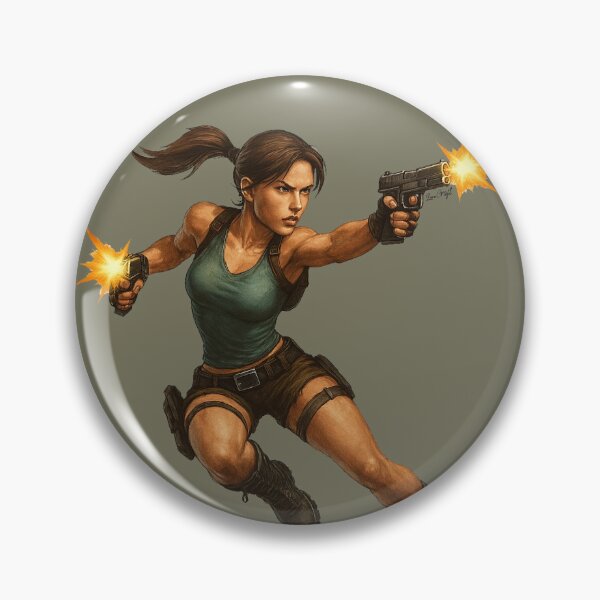 Item preview, Lara Croft action shooter - Tomb Raider designed and sold by Its-Oldn-Rusty.