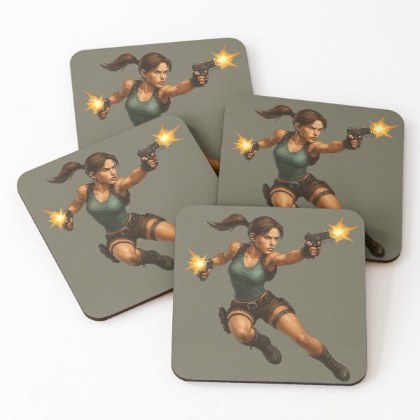 Item preview, Lara Croft action shooter - Tomb Raider designed and sold by Its-Oldn-Rusty.