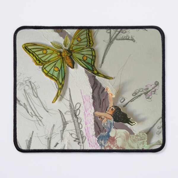 Item preview, Butterfly and leaping woman designed and sold by ForestandShadow.