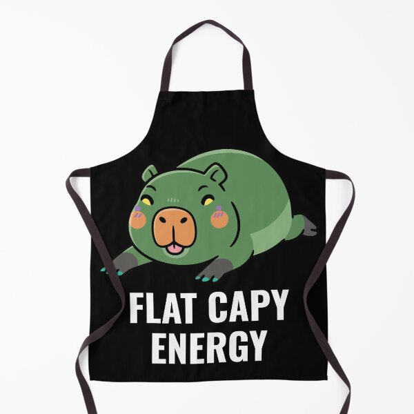 Item preview, Flat Capy Energy - Goofy Forest Green Capybara designed and sold by AdriqnArt.