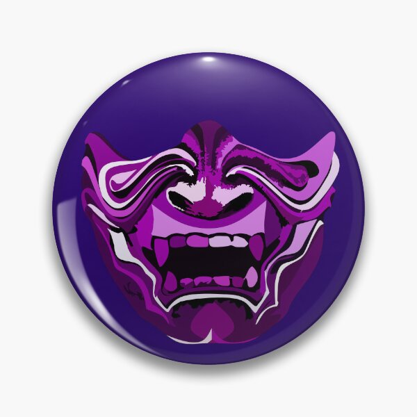 Item preview, Purple shogun mask designed and sold by BLUEiceberg.