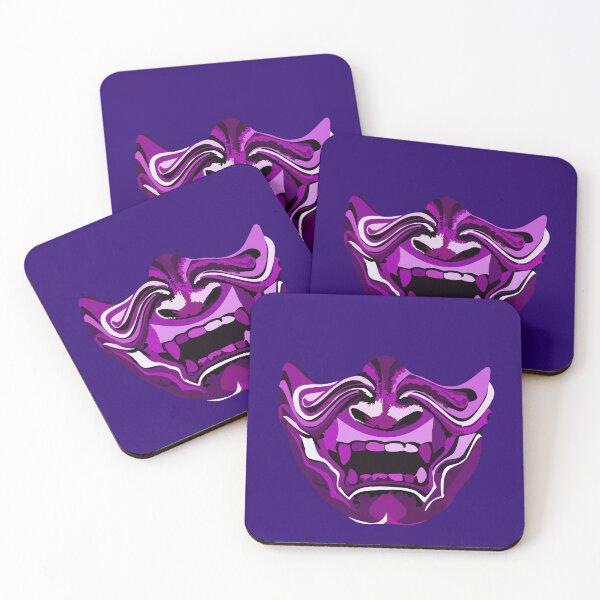 Item preview, Purple shogun mask designed and sold by BLUEiceberg.