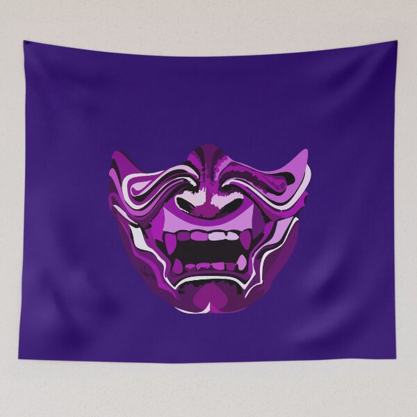 Item preview, Purple shogun mask designed and sold by BLUEiceberg.