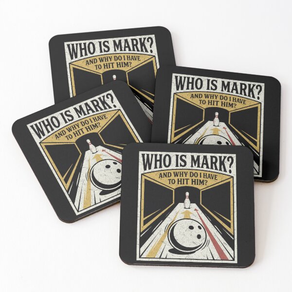 Item preview, Who Is Mark Bowling Joke Humor designed and sold by FreshVibe Prints.