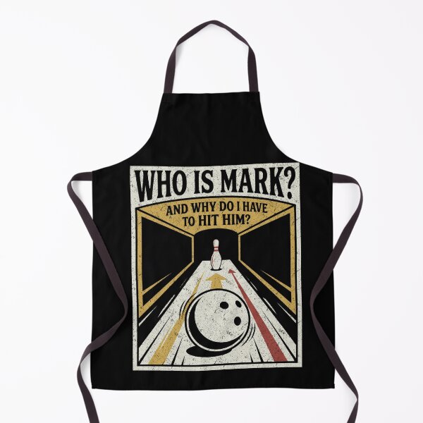 Item preview, Who Is Mark Bowling Joke Humor designed and sold by FreshVibe Prints.