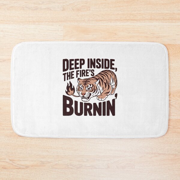 Item preview, ABANT – "Deep Inside, The Fire's Burnin'" | Vintage Tiger Essential designed and sold by 1001T-Shirt.
