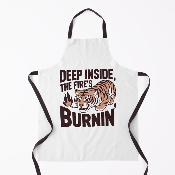 Item preview, ABANT – "Deep Inside, The Fire's Burnin'" | Vintage Tiger Essential designed and sold by 1001T-Shirt.