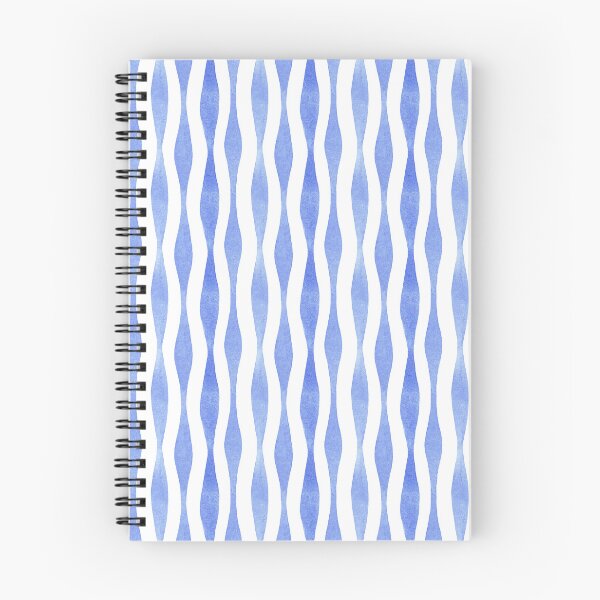 Item preview, Blue Vertical Waves Painted by Hand in Watercolor designed and sold by andrebalest.art.