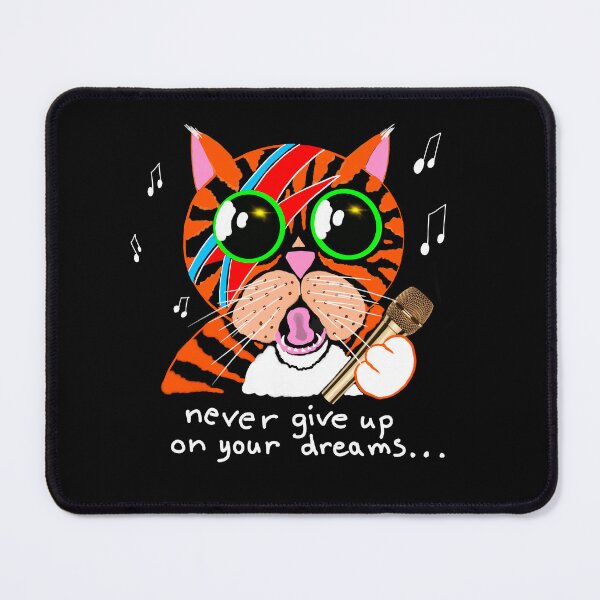 Item preview, Dreamer Cat with Lightning Bolt – Music Lover by Sarnia de la Mare designed and sold by Tale Teller Club.