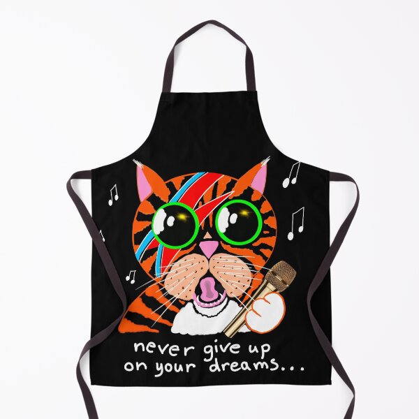 Item preview, Dreamer Cat with Lightning Bolt – Music Lover by Sarnia de la Mare designed and sold by Tale Teller Club.