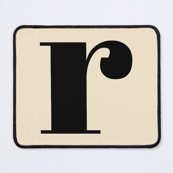 Item preview, Letter R Monogram Phone Case Aesthetic Gift for Her, Elegant Script Letter R Blanket Cozy Gift for Mom, Letter R Monogram Journal Graduation Gift for Girls, Minimalist Letter R Pillow Home Decor designed and sold by Noe Mill.