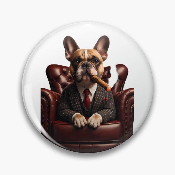 Item preview, French Bulldog Mafia Boss Business designed and sold by NUTMA Design.