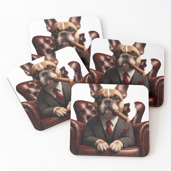 Item preview, French Bulldog Mafia Boss Business designed and sold by NUTMA Design.
