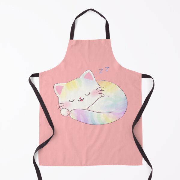 Item preview, Sleeping Pastel Rainbow Cat Cute Kawaii designed and sold by BritishDelights.