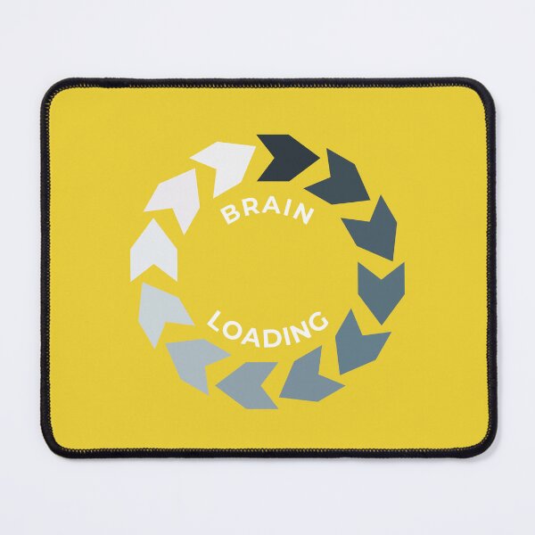 Item preview, Brain Loading - Minimalist Funny Tech Design designed and sold by MadeByMira.