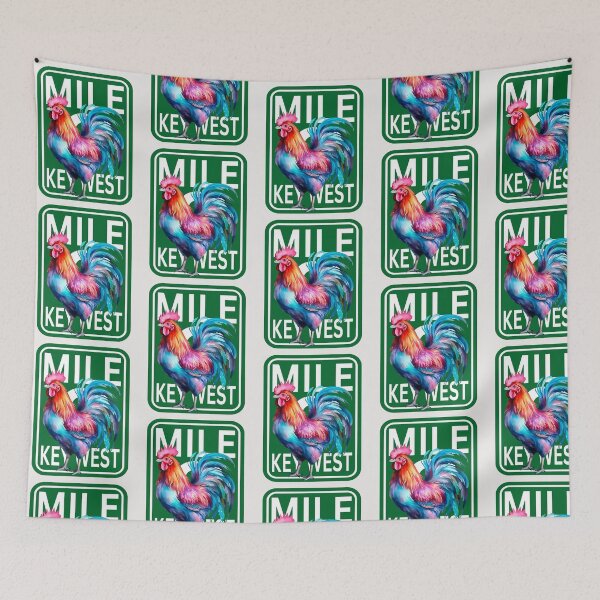 Item preview, Key West  rooster and mile highway marker 0 florida designed and sold by erozzz.