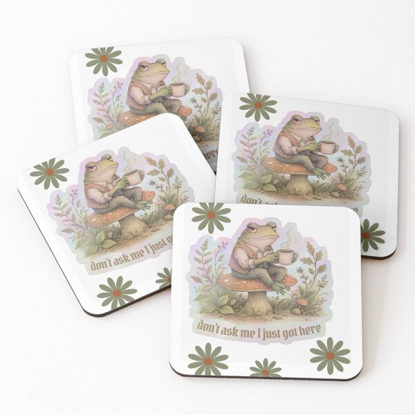 Item preview, Sip into Enchantment: 3D Whimsical Frog Tea Party Sticker designed and sold by Ulikedigital14.