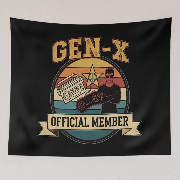 Item preview, Gen-X Official Member | Funny Retro 80s 90s Nostalgia Vintage Gen X Humor Design designed and sold by Axivra.