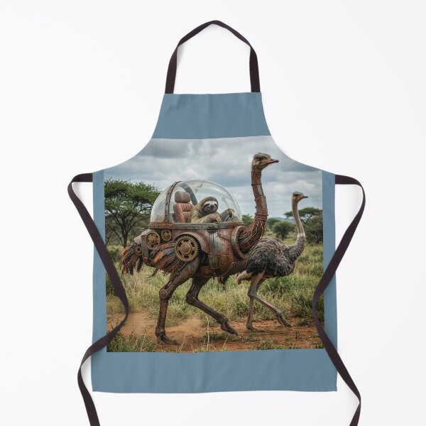 Item preview, Sloth Rides in His Ostrichmobile designed and sold by Tridentulus.