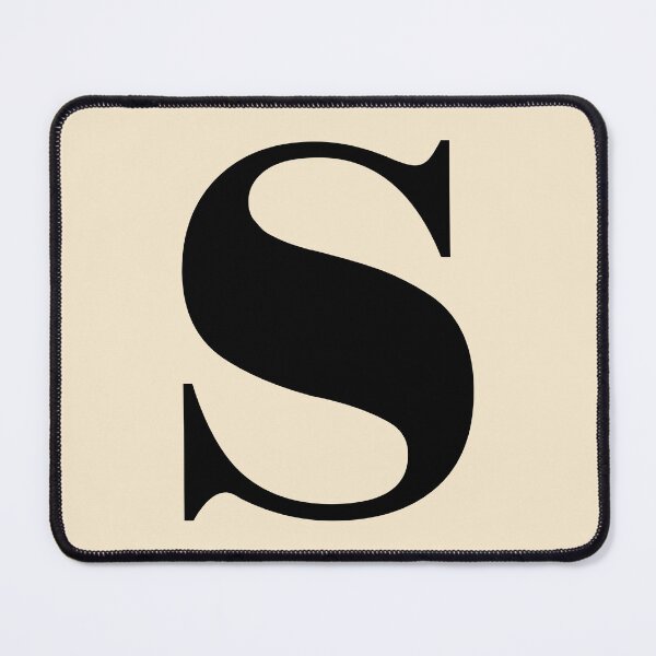 Item preview, Letter S Monogram Phone Case Aesthetic Gift for Her, Elegant Script Letter S Blanket Cozy Gift for Mom, Letter S Monogram Journal Graduation Gift for Girls, Minimalist Letter S Pillow Home Decor designed and sold by Noe Mill.