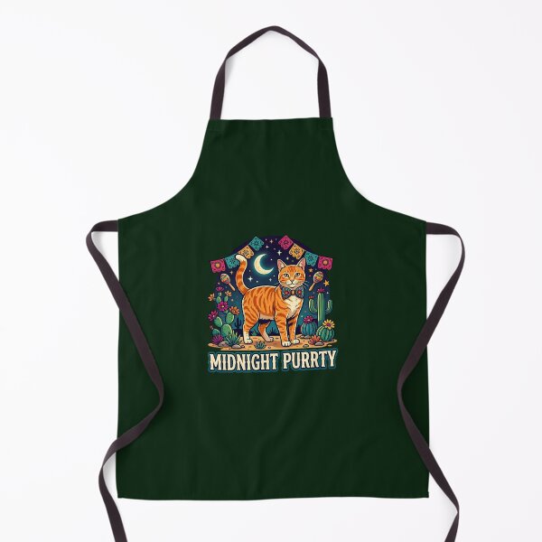 Item preview, Midnight Purrty Orange Cat Mexican Fiesta designed and sold by zbox1.