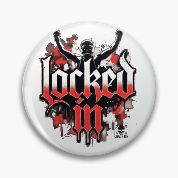 Item preview, Locked In - Intense Wrestling Motivation Design designed and sold by Coach-Riz.