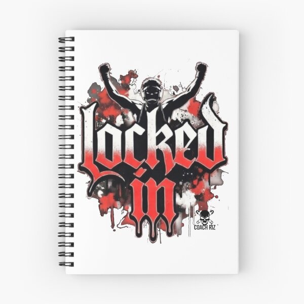 Item preview, Locked In - Intense Wrestling Motivation Design designed and sold by Coach-Riz.