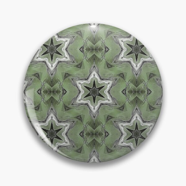 Item preview, Groovy Boho Retro Star Pattern in Green designed and sold by Artistestella.