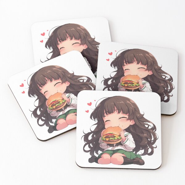 Item preview, Shiho Nishizumi Girls und Panzer Chibi Burger Calm designed and sold by earlobejerk.