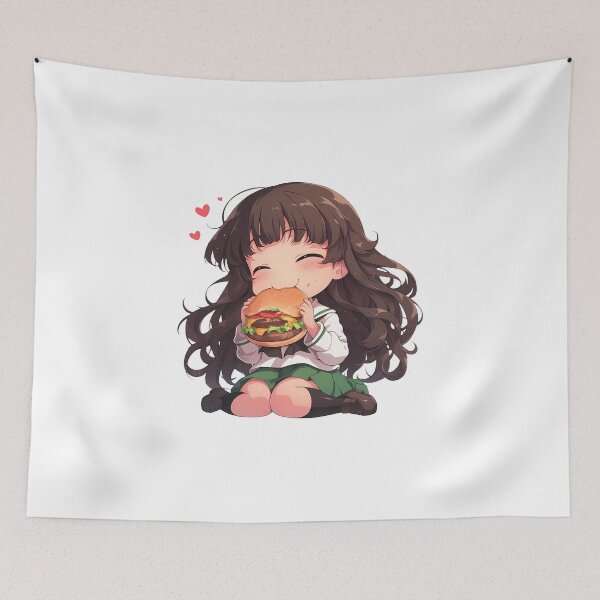 Item preview, Shiho Nishizumi Girls und Panzer Chibi Burger Calm designed and sold by earlobejerk.