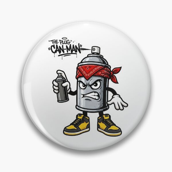 Artikelvorschau, Die Spraydosenfigur „Plug Can Man“ entworfen und verkauft von Bug by Design.
