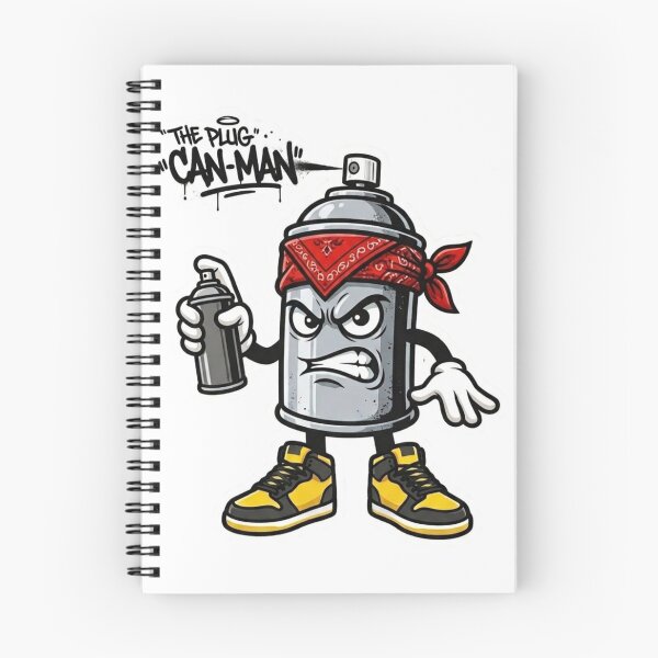 Item preview, The plug can-man graffiti spray can character designed and sold by Bug by Design.