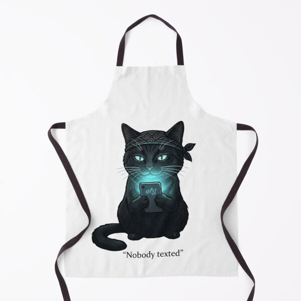 Item preview, Nobody Texted - Lofi Cat Loneliness Aesthetic Art designed and sold by  ELG-Design.