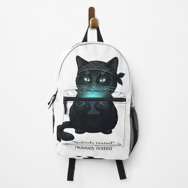 Item preview, Nobody Texted - Lofi Cat Loneliness Aesthetic Art designed and sold by  ELG-Design.