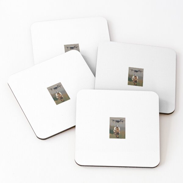 Item preview, Marmot Delivery — Drone Kidnap Funny Wildlife Surreal Art2 designed and sold by AnotherMarmot.