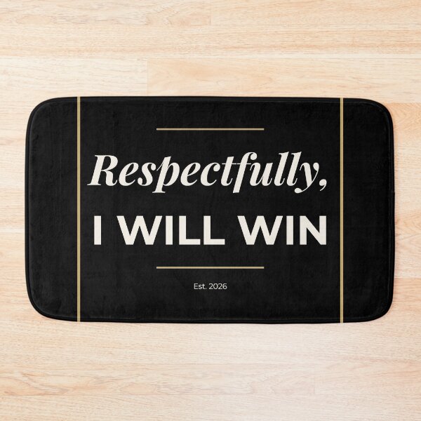 Item preview, Respectfully I Will Win Motivational Quote T-Shirt designed and sold by Hustle Mood Studio.