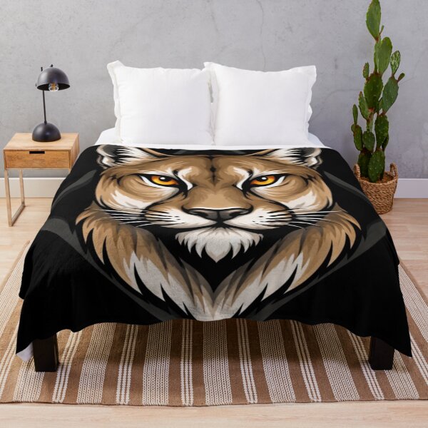 Item preview, Majestic Cougar Face – Geometric Wild Animal Art | Fierce Predator Design designed and sold by Prestige Parlor.