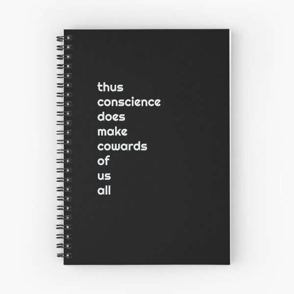 Item preview, HAMLET   "thus conscience does make cowards of us all" designed and sold by Shakespeare Off-Book.