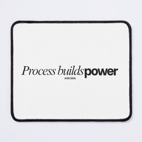 Item preview, Process Builds Power – Discipline Motivation Quote Minimalist Design for Entrepreneurs and Fitness Mindset designed and sold by AXIS-EQUILIBRIO.
