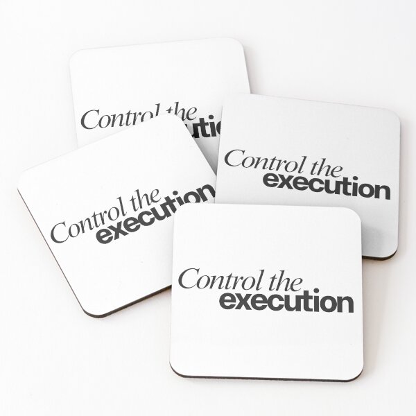 Item preview, Control the Execution – Discipline Mindset Quote Minimalist Design for Traders and Entrepreneurs designed and sold by AXIS-EQUILIBRIO.