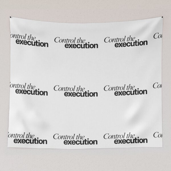 Item preview, Control the Execution – Discipline Mindset Quote Minimalist Design for Traders and Entrepreneurs designed and sold by AXIS-EQUILIBRIO.