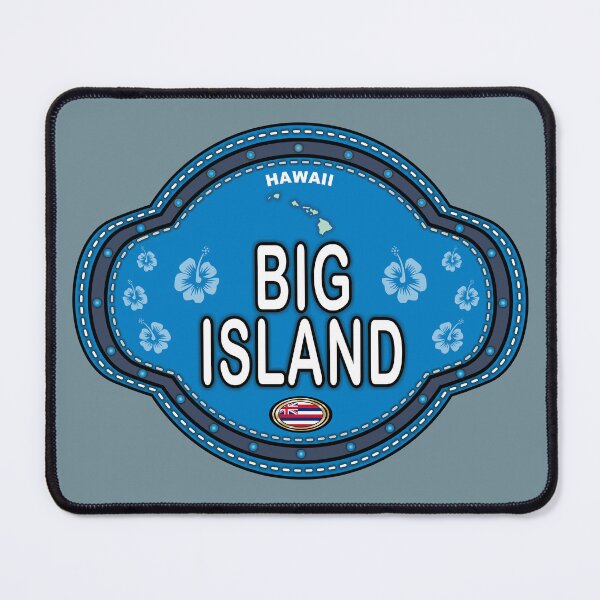 Item preview, Big Island Hawaii stitching effect emblem designed and sold by studioss76.